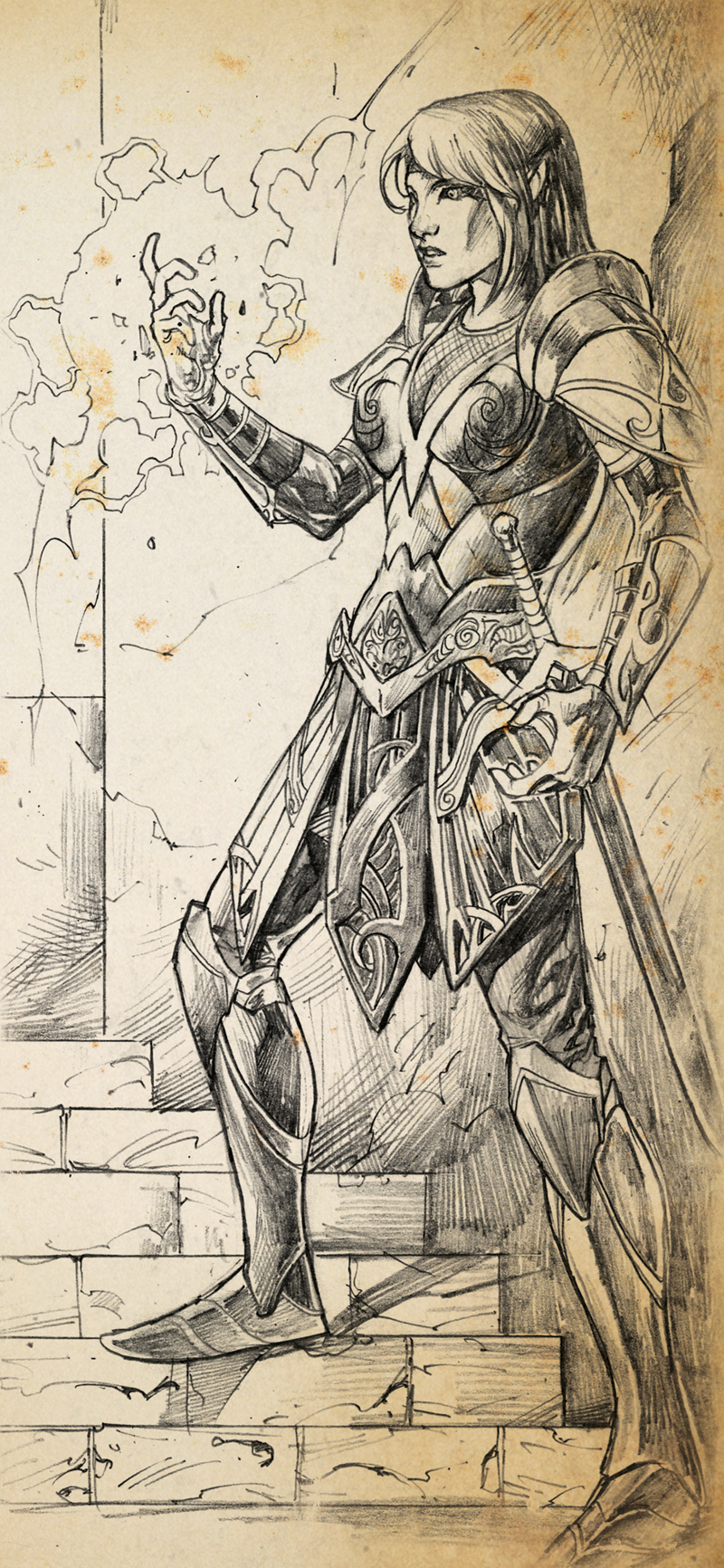 Illustration for article titled Some Sweet (Official) Elder Scrolls Sketchwork